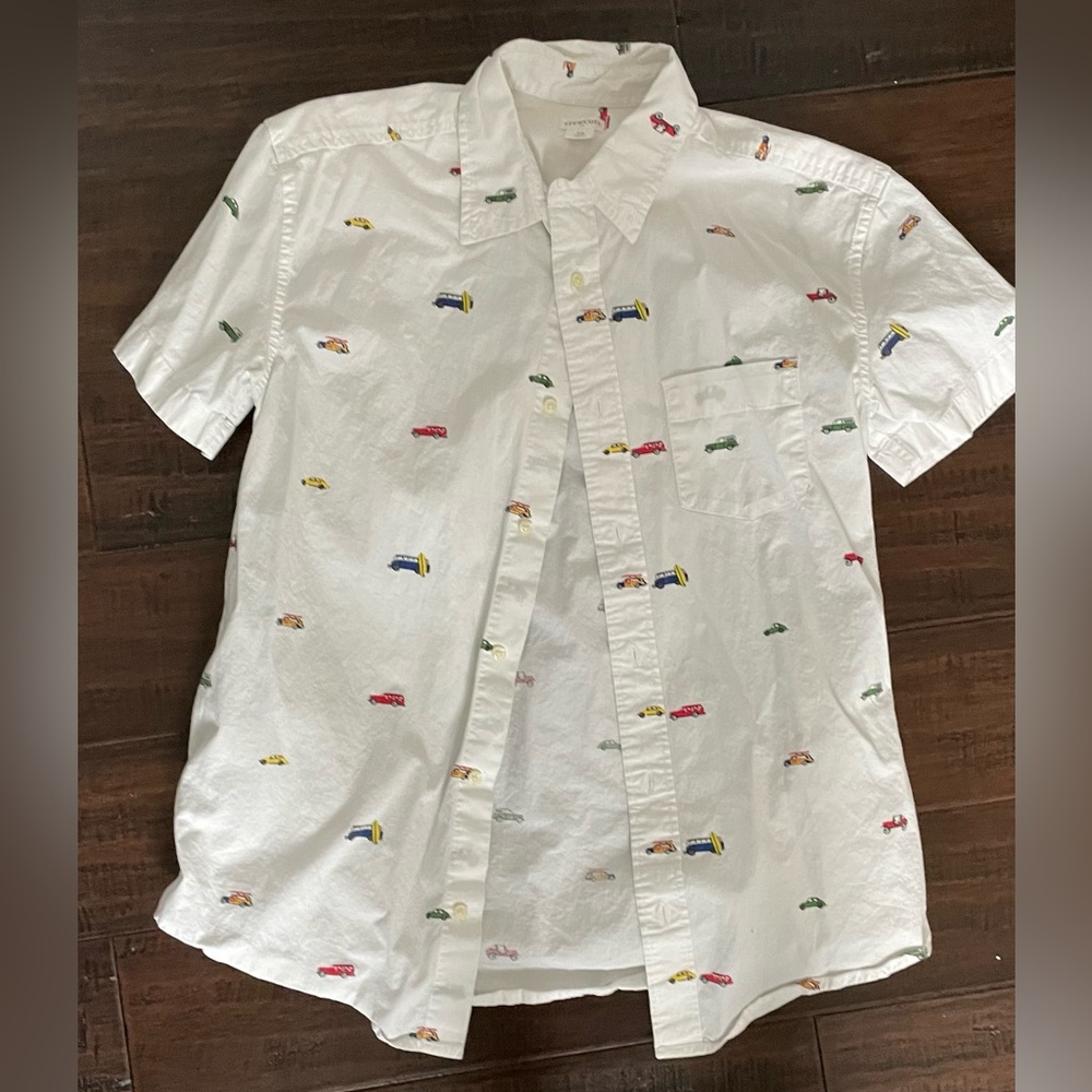 CREWCUTS boys button down size 16